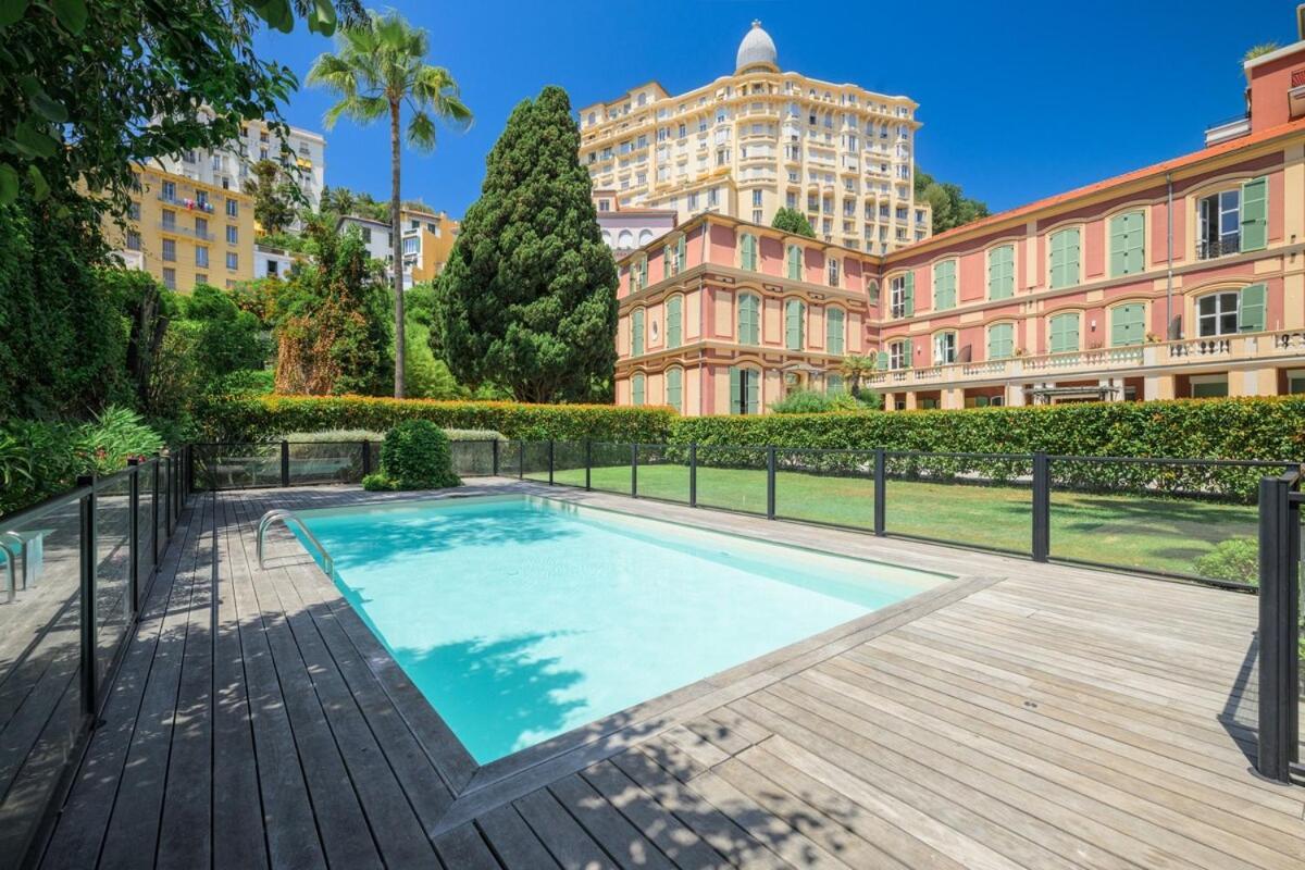 Le Coq Wagner - Parking - Air Conditioning - Pool Apartman Menton Kültér fotó